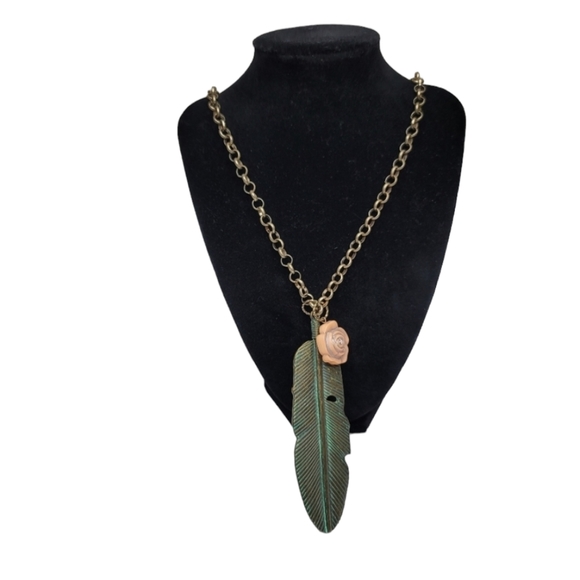 torrid Other - Torrid Bronze Green Gold Leaf